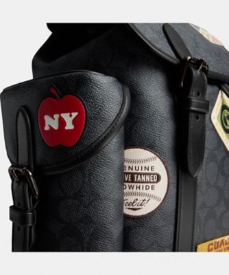 コーチ バックパック・シグネチャー キャンバス パッチ CE593 ヒッチ バックパック・シグネチャー キャンバス・パッチ | COACH